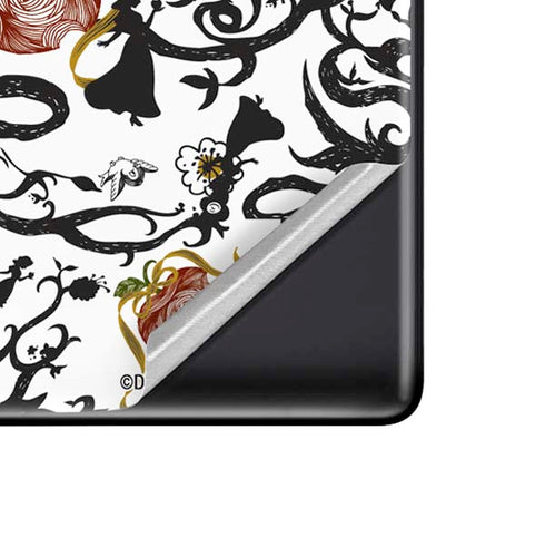 Disney Snow White Roses and Character Silhouette Google Pixel 6 Pro Skin